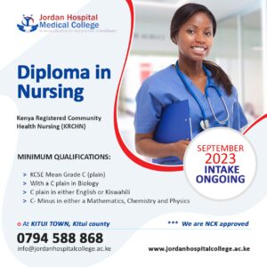 Diploma In Nursing – Jordan Hospital Medical College